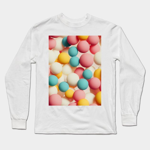 Bright multi-colored balls Long Sleeve T-Shirt by Alekxemko